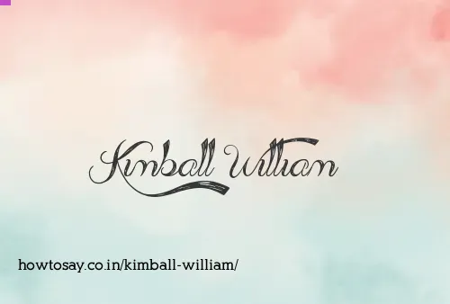 Kimball William