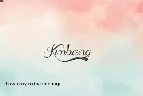 Kimbang