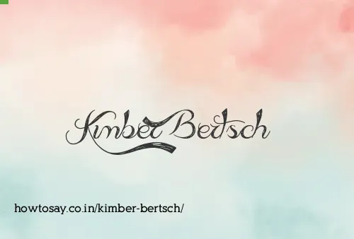 Kimber Bertsch