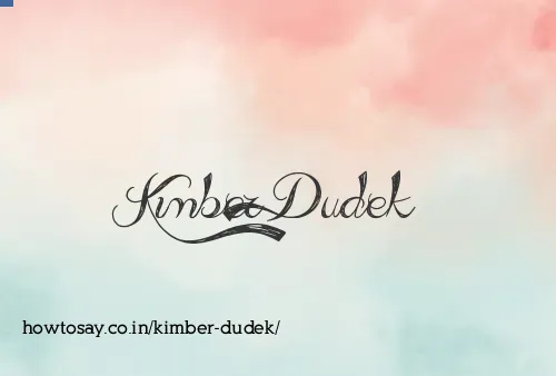 Kimber Dudek