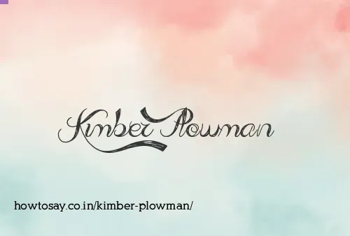 Kimber Plowman
