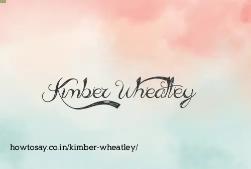 Kimber Wheatley