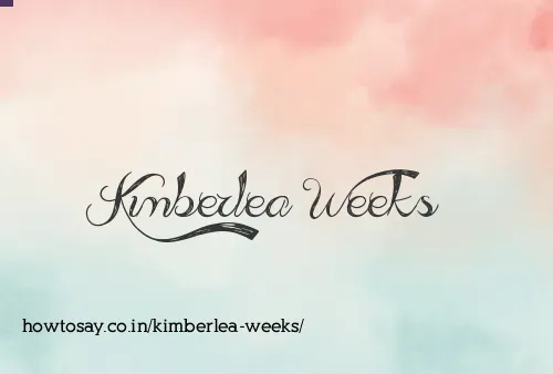 Kimberlea Weeks