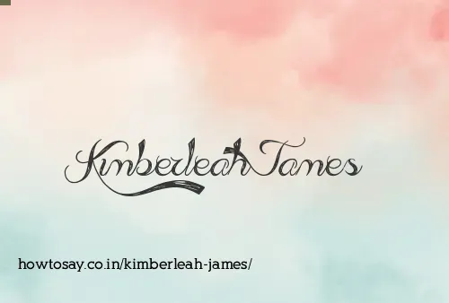 Kimberleah James