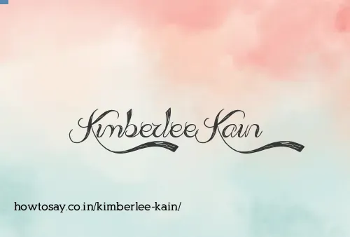 Kimberlee Kain