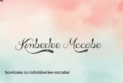 Kimberlee Mccabe
