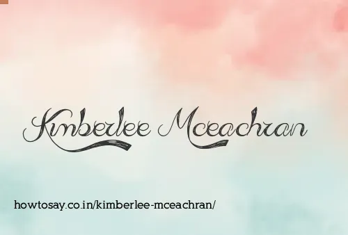 Kimberlee Mceachran