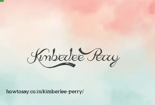 Kimberlee Perry