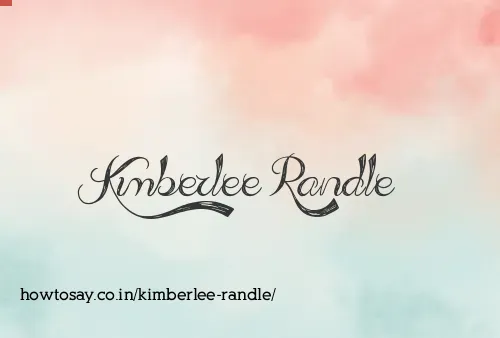 Kimberlee Randle