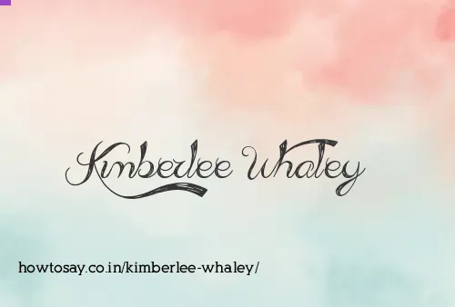 Kimberlee Whaley