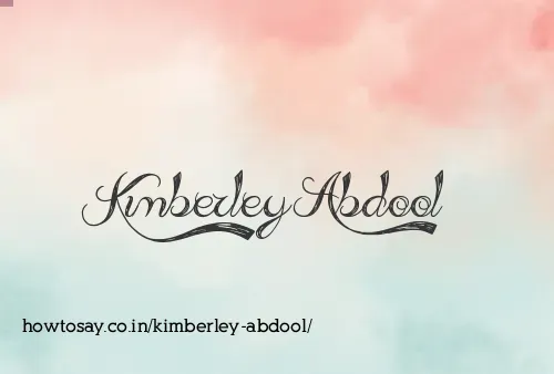 Kimberley Abdool