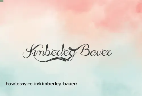 Kimberley Bauer