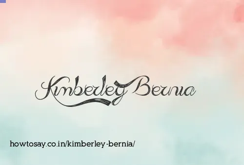 Kimberley Bernia
