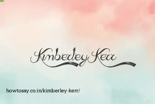 Kimberley Kerr