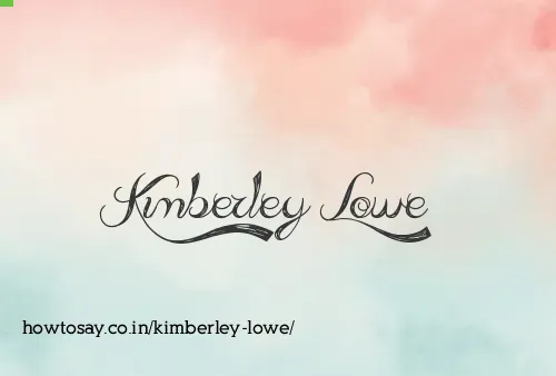 Kimberley Lowe