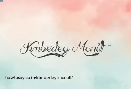 Kimberley Mcnutt