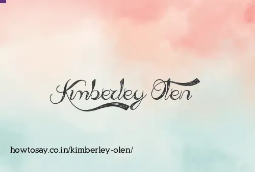 Kimberley Olen