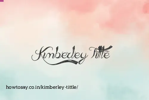 Kimberley Tittle