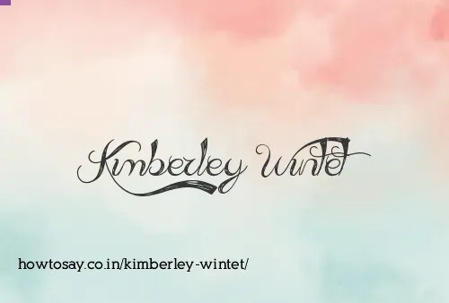 Kimberley Wintet