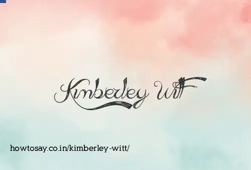 Kimberley Witt