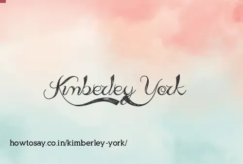 Kimberley York