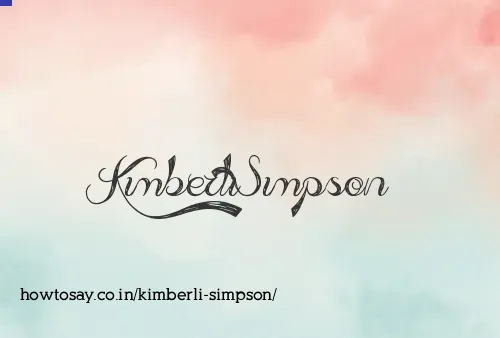 Kimberli Simpson