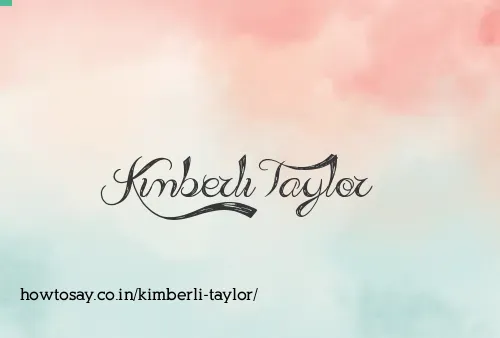 Kimberli Taylor