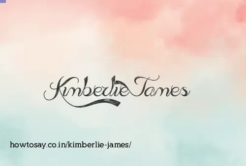 Kimberlie James