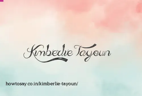Kimberlie Tayoun