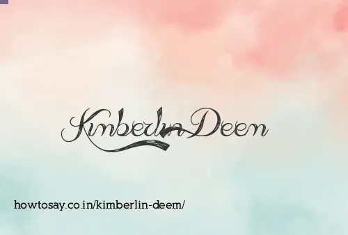 Kimberlin Deem