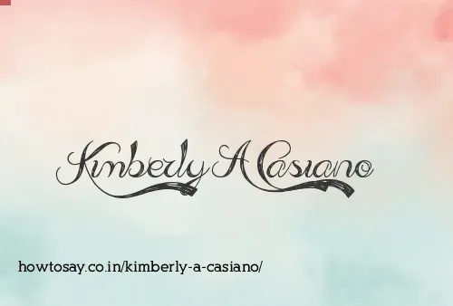Kimberly A Casiano