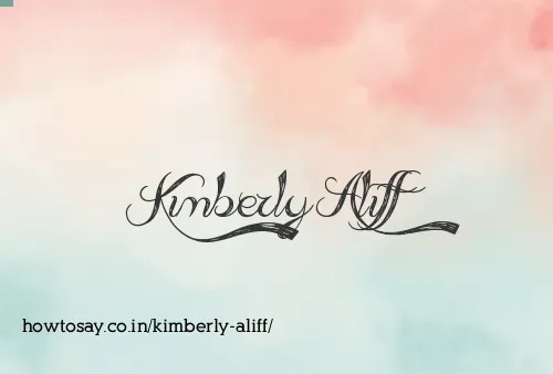 Kimberly Aliff