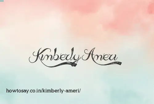 Kimberly Ameri