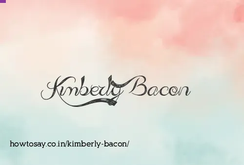 Kimberly Bacon