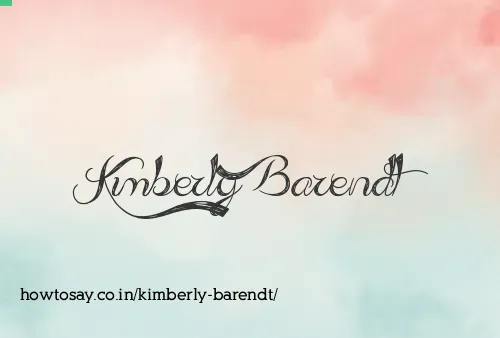 Kimberly Barendt