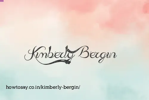 Kimberly Bergin