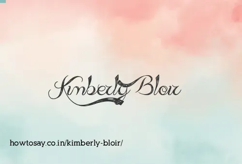 Kimberly Bloir