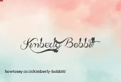 Kimberly Bobbitt