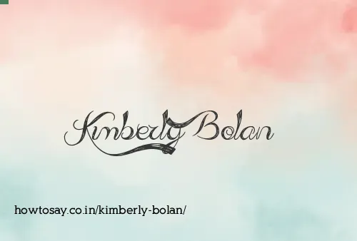 Kimberly Bolan