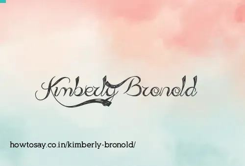 Kimberly Bronold