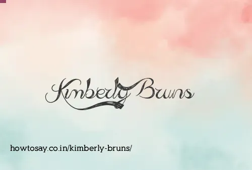 Kimberly Bruns