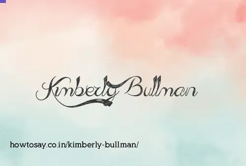 Kimberly Bullman
