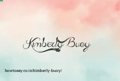 Kimberly Buoy