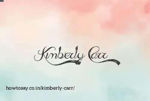 Kimberly Carr