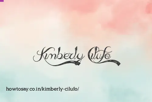 Kimberly Cilufo