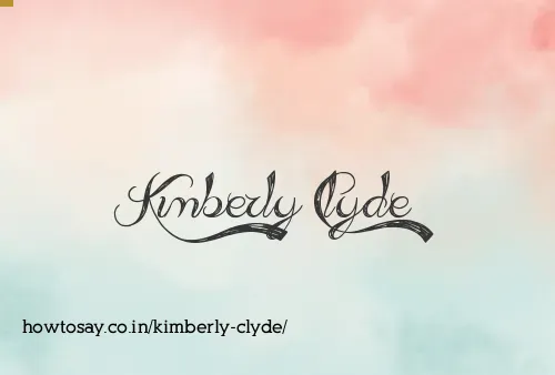 Kimberly Clyde