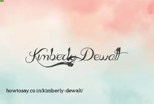 Kimberly Dewalt