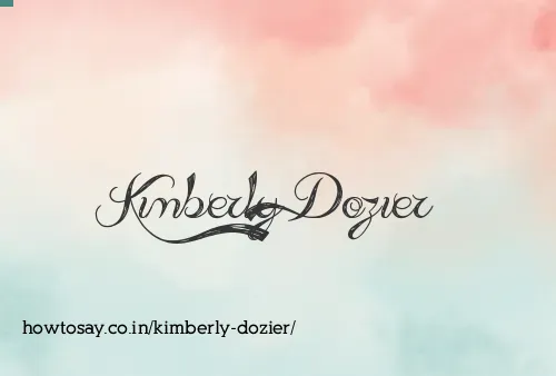 Kimberly Dozier