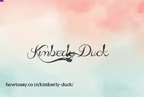 Kimberly Duck