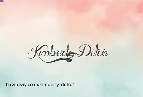 Kimberly Dutro